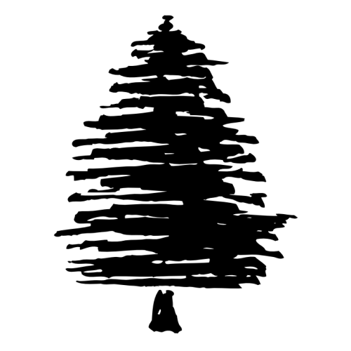 Dini Design Gummistempel 831 - Tannenbaum Weihnachtsbaum Weihnachten Tanne Baum