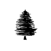 Dini Design Gummistempel 836 - kleiner Tannenbaum Weihnachtsbaum Weihnachten