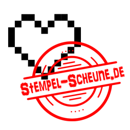 Stempel-Scheune Gummistempel 218 - Herz Weihnachten Pixel...