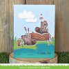 Lawn Fawn Stempelset Clear Stamps Wood You Be Mine - Bieber Tier Liebe Maritime