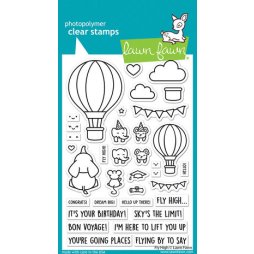 Lawn Fawn Stempelset Clear Stamps Fly High -...