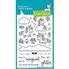 Lawn Fawn Stempelset Clear Stamps Unicorn Picnic Picknick Einhorn Glitzer Elfe