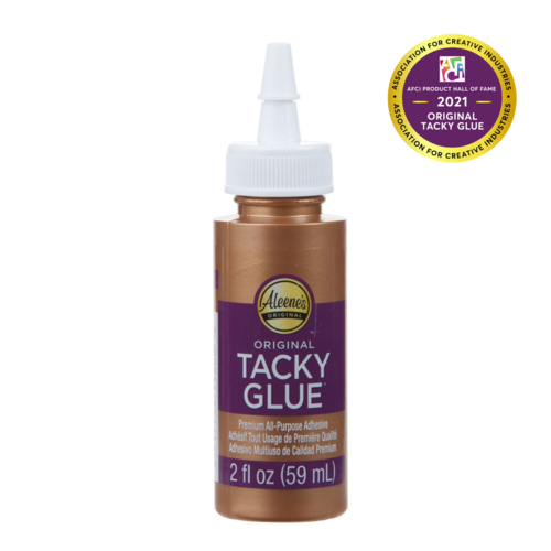 Original Tacky Glue Kleber 59 ml Bastelkleber mit extra feiner Spitze Wei&szlig;