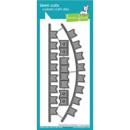 Lawn Fawn Stanzschablone Banner Borders - Girlande Herz...