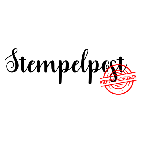 Stempel-Scheune Gummistempel 222 - Stempelpost Post Brief Nachricht Nachricht