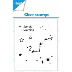 Joy!Crafts Clear Stamps Sternzeichen Skorpion - Sternbild...