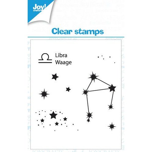 Joy!Crafts Clear Stamps Sternzeichen Waage - Sternbild Himmel Stern Sterne