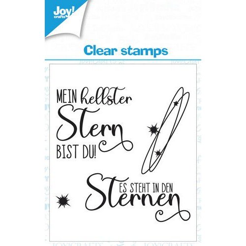 Joy!Crafts Clear Stamps - Mein hellster Stern bist du Stern Sterne Himmel