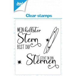 Joy!Crafts Clear Stamps - Mein hellster Stern bist du...