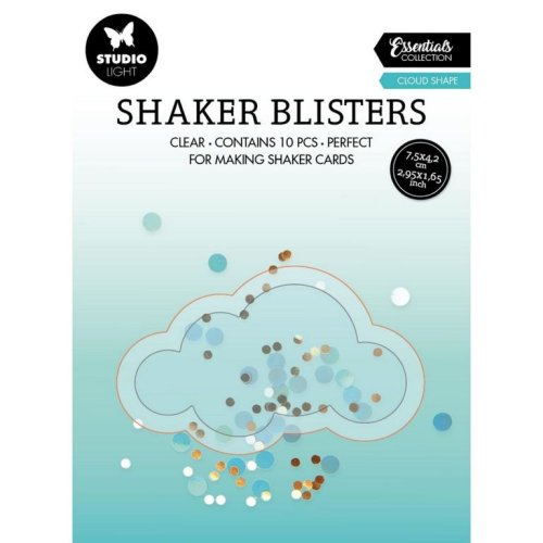 StudioLight Shaker Blister - 10 Wolke Shaker Sch&uuml;ttelfenster Sch&uuml;ttelkarte