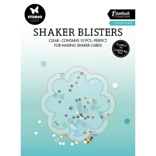 StudioLight Shaker Blister - 10 Blume Shaker Sch&uuml;ttelfenster Sch&uuml;ttelkarte