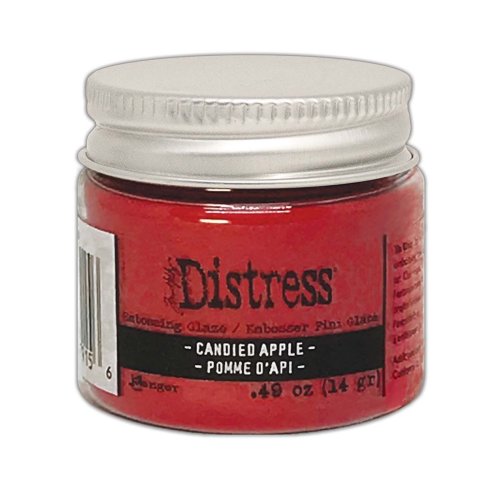 Distress Embossing Glaze Embossingpulver - Candies Apple 14 g Dunkelrot Rot