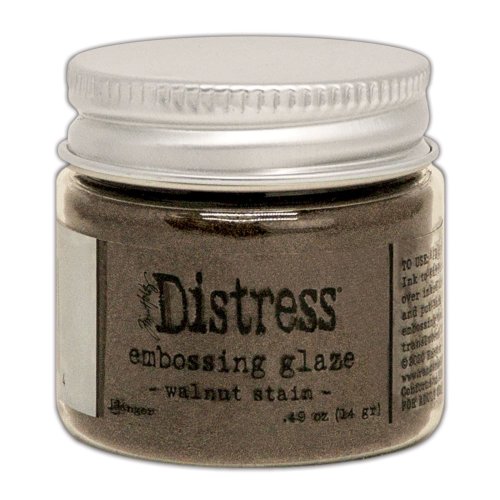 Distress Embossing Glaze Embossingpulver - Walnut Stain 14 g Dunkelbraun Braun