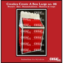 Crealies CCABL06 Create a Box - Gro&szlig;er Milchkarton...