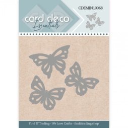 Card Deco Stanzschablone CDEMIN10068 - Schmetterlinge...