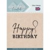 Card Deco Clear Stamp Essentials CDECS141 - Happy Birthday Luftballon Geburtstag