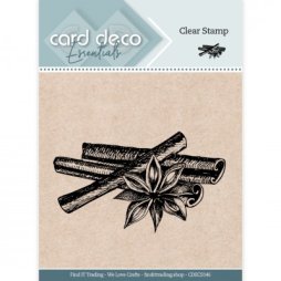 Card Deco Clear Stamp Essentials CDECS146 - Zimt...