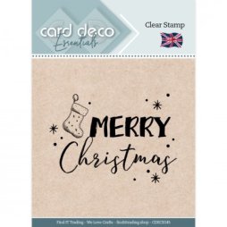 Card Deco Clear Stamp Essentials CDECS145 - Merry...
