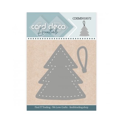 Card Deco Stanzschablone CDEMIN10072 - H&auml;ngender Weihnachtsbaum Weihnachten