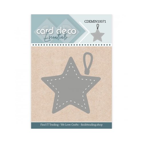 Card Deco Stanzschablone CDEMIN10071 - H&auml;ngender Stern Naht Himmel Star