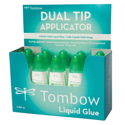 10x Tombow Multi Talent Liquid Glue Kleber 2 Spitzen Bastelkleber Fl&uuml;ssig PT-MTC