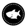 Dini Design Gummistempel 163 - Hai - Kreis Naht Fisch Wasser Herz Tier Label S&uuml;&szlig;