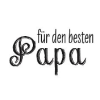 Dini Design Gummistempel 373 - f&uuml;r den besten Papa - Eltern Papa Geschenk