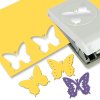 EK Tools 54-90020 - Schmetterling 3 in 1 Stanze Fl&uuml;gel Tier Luft Feder Stanzer