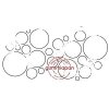 Gummiapan Gummistempel 12020202 - Kreise Muster Hintergrund Muster Kreis Blasen