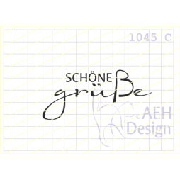 AEH Design Gummistempel 1045C - sch&ouml;ne...