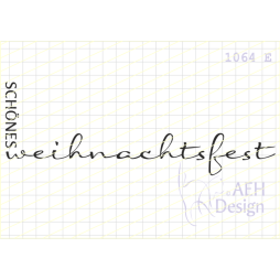 AEH Design Gummistempel 1064E - sch&ouml;nes...