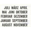 AEH Design Gummistempel 1073J - Stempelset Monate Kalender Januar 12 Stempel Jahr