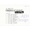 AEH Design Gummistempel 1430F - 15 Minuten &Uuml;berraschung Geschenk Freude Spa&szlig;