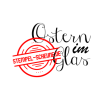 Stempel-Scheune Gummistempel 300 - Ostern im Glas Mitbringsel Geschenk Osterhase