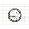 AEH Design Gummistempel 1175F - Weihnachts-Countdown Tag bis Weihnachten Label