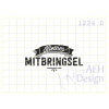 AEH Design Gummistempel 1224D - Kleines Mitbringsel Geschenk &Uuml;berraschung Banner