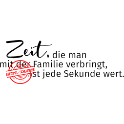 Stempel-Scheune Gummistempel 304 - Zeit Familie...