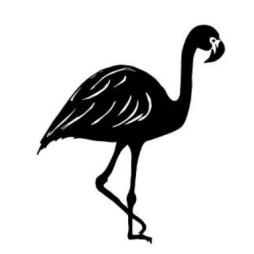 Dini Design Gummistempel 548 - Flamingo Fl&uuml;gel Vogel...