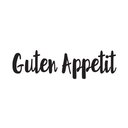 Dini Design Gummistempel 675 - Guten Appetit Essen Gutschein Geschenk Nahrung