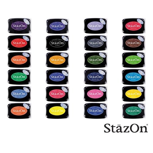 StazOn Stempelkissen vers. Farben Stempelfarben Ink Tsukineko