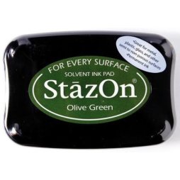 StazOn Stempelkissen Olive Gr&uuml;n - Olivengr&uuml;n...