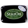 StazOn Stempelkissen Olive Gr&uuml;n - Olivengr&uuml;n Gr&uuml;n Stempelfarbe Ink Tsukineko