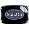 StazOn Stempelkissen Stone Gray - Dunkelgrau Grau Stempelfarbe Ink Tsukineko