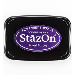 StazOn Stempelkissen Royal Purple - Lila Stempelfarbe Ink...