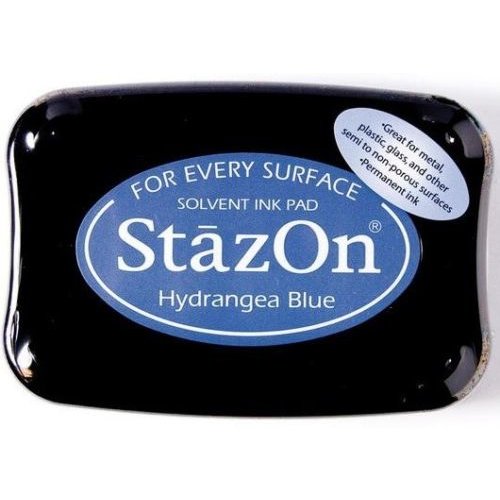 StazOn Stempelkissen Hydrangea Blue - Hellblau Blau Stempelfarbe Ink Tsukineko