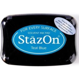 StazOn Stempelkissen Teal Blue - Blau T&uuml;rkis...