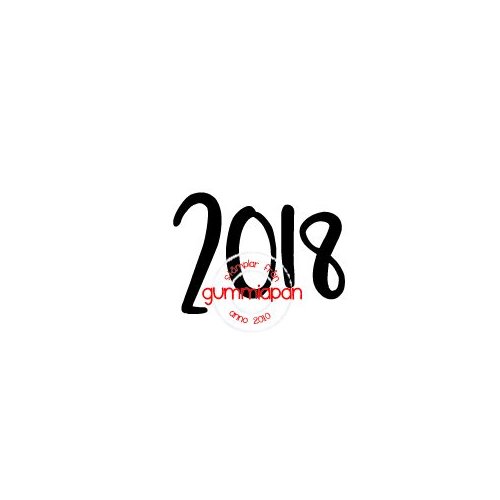 Gummiapan Gummistempel 17090109 - 2018 Jahr Datum Kalender Tag Monat