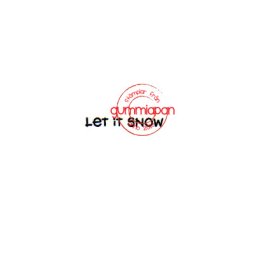 Gummiapan Gummistempel 17110106 - Let it snow Weihnachten...