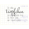 AEH Design Gummistempel 1538E - Eldes Tr&ouml;pchen Wein Getr&auml;nk Tropfen Feier Traum