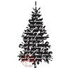 Gummiapan Gummistempel 11090401 - Tannenbaum Weihnachten Weihnachtsbaum Text